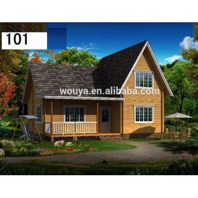 Cheap modern prefabricated wooden house chalet villa for living easy assemble on sale