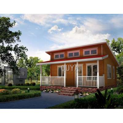 2-layer slant top prefabricated wooden cabin