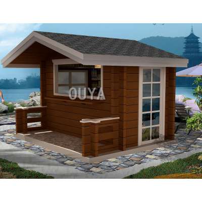 Marketable prefab wooden canteen buffet house economic kiosk