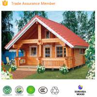 wholesale European solid wood house camping house portable wood house for sale