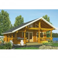 2020 high quality prefabricated wooden house Wooden Villa Log House for sale